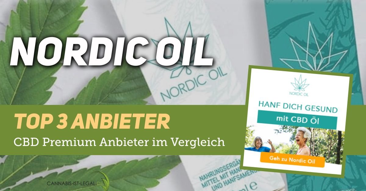 Nordic Oil einer unserer TOP3 CBD Anbieter mit Premium Produkten und Service